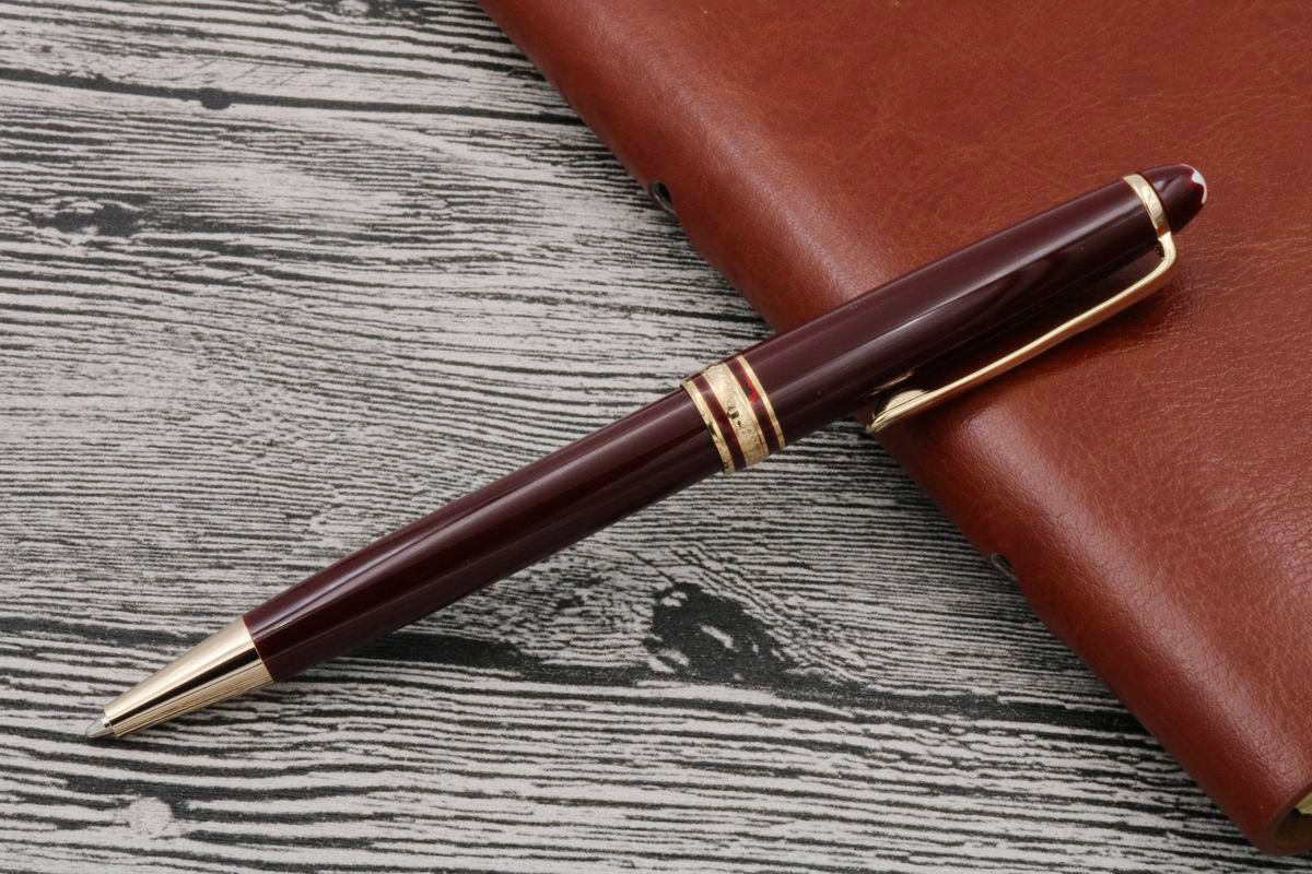 

Supplies Business Office serial number plastic writing stationery 163 red golden pen classic Metal Ballpoint Pen, Blue;orange