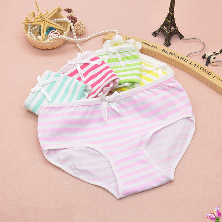 Livraison Gratuite 12pcs / Lot Nouvelle culotte de coton pour femmes Fille Slips Mme Cotton Sous-vêtements Bikini sous-vêtements Sexy Mesdames Sl
