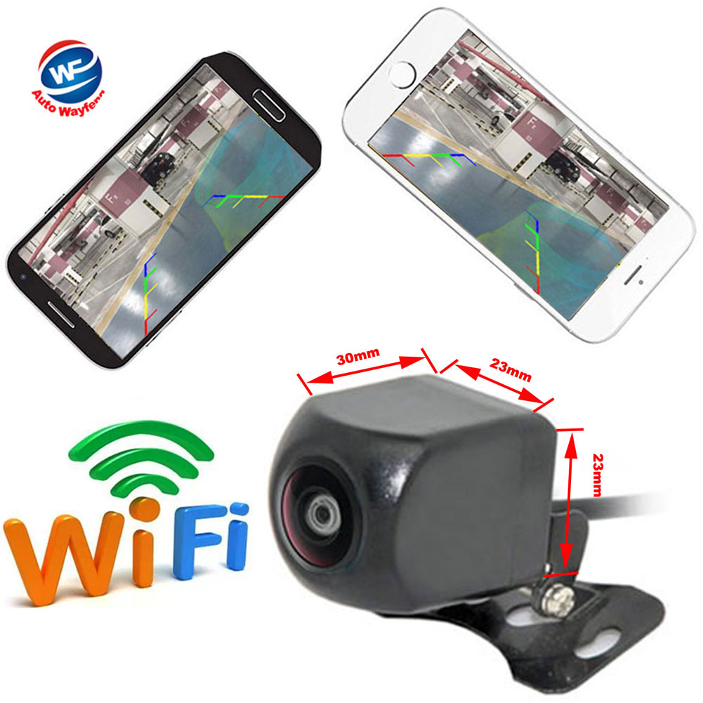 Caméra de recul WIFI caméra de tableau de bord Star Night Vision caméra de recul de voiture Mini tachygraphe étanche à l'eau pour iPhone et Andro