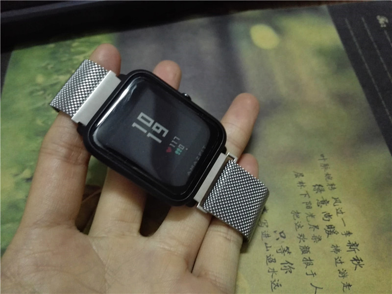 amazfit bip metal strap