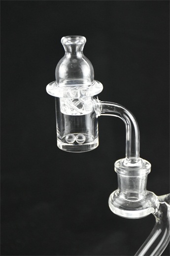 

Spinner cap With Hole On Top Quartz Thermal Banger Nails Frosted Polished Joint E-nail Retail Free delivery