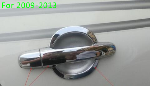

High quality ABS chrome door handle decoration protection cover+door handle bowl for RAV4 2009-2017