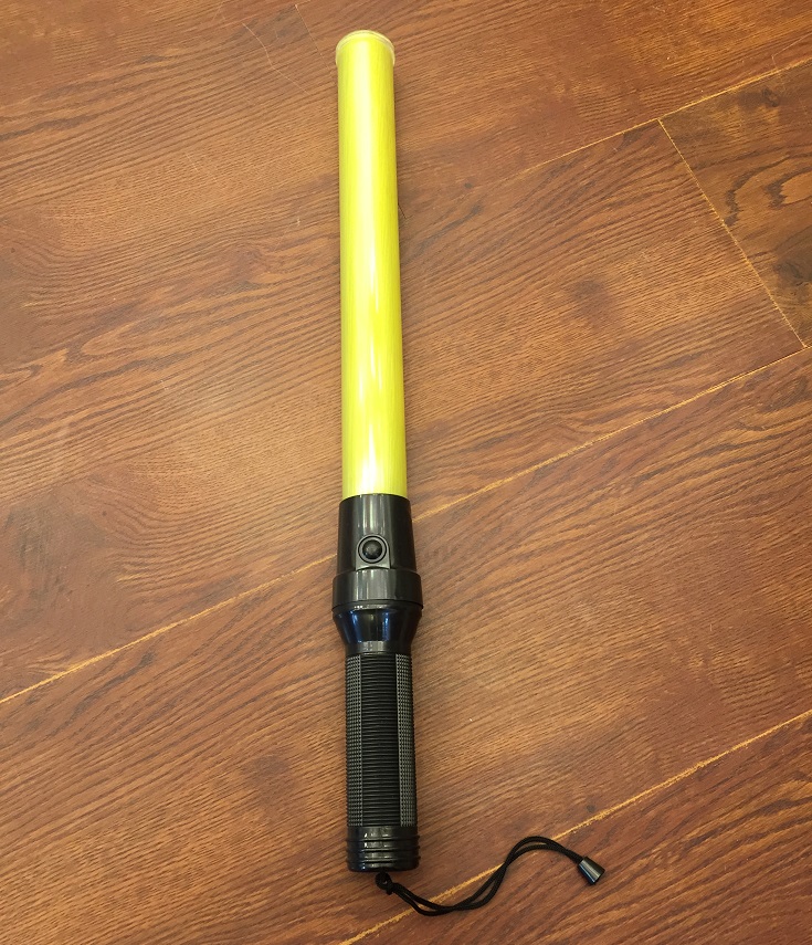 

Roadway Safety Traffic Baton Flashing Warning Lights Concert Cheer Sticks 54cm*4cm Road Dredging Wand