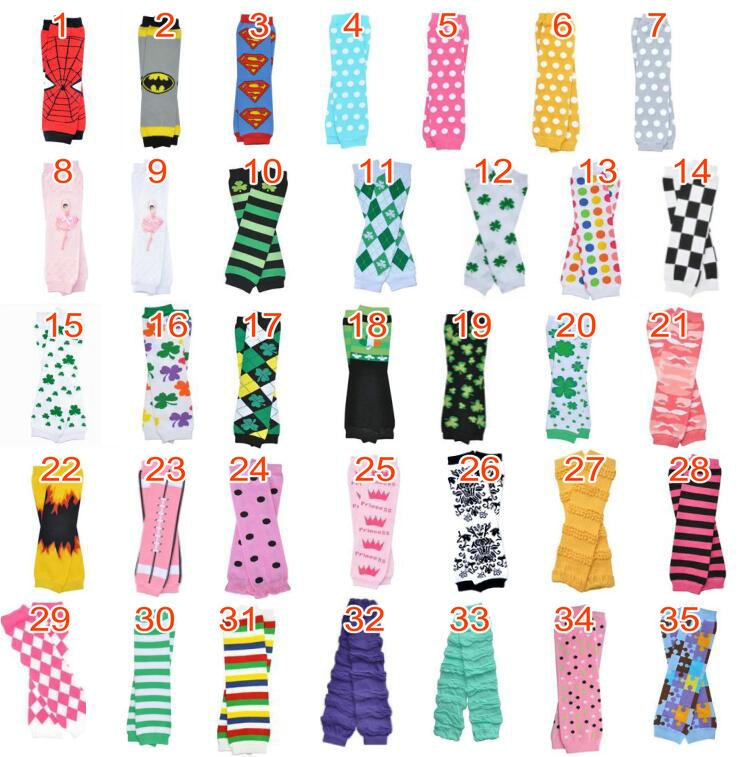 

Wholesale Baby Chevron Leg Warmers Arm warmers Children Boy Girl Infant Holloween Christmas Leggings Tights Solid White Red Baby leg Warmers, Pink;yellow