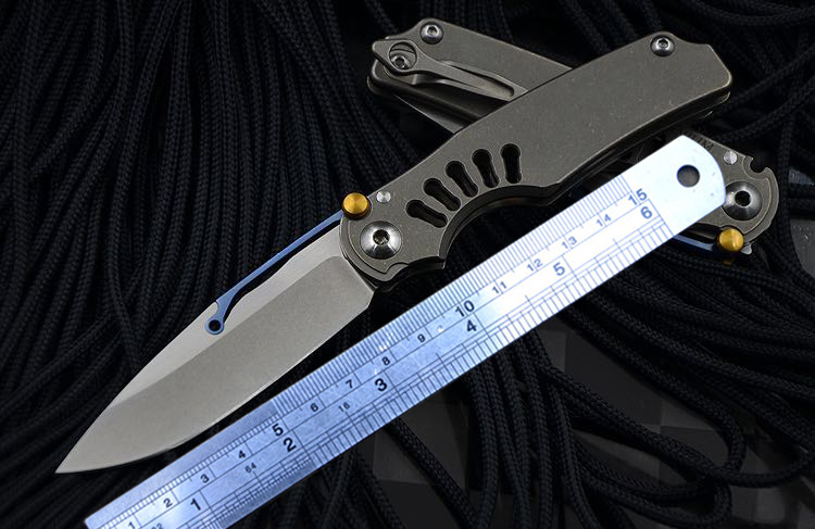 

VENOM kevin john Tilock outdoor Folding knife Titanium handle M390 blade