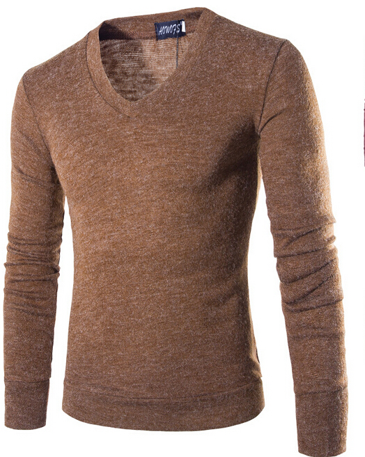 Mens Sweater New Arrival Leggings High Quality V-neck Knitwear Men Clothes 2018 Spring Autumn Pullover Dress