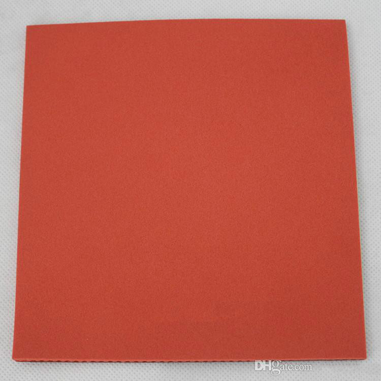 Withe the red cake sponge table tennis racket cover rubber pingpang rubber-image-427087769