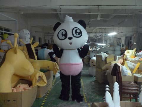 

2018 High quality Brother & Sister Cute Panda Mascot Costume Bear Chinese Bear Theme Anime Costumes Carnival Fancy Dress Mascotte, Pink