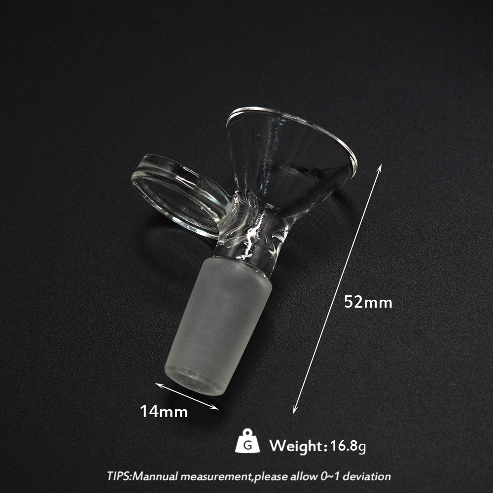 

Very thickness glass bong slides with handle bowl 14mm bowls heady slide Smoking Accessory for glass Water Pipe Bongs oil rigs