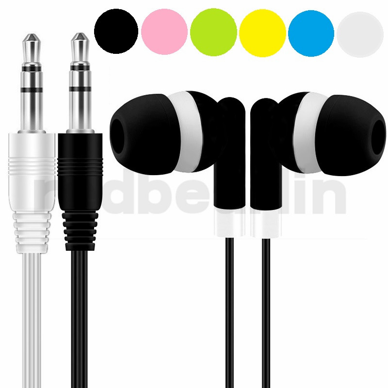 

Earphone Colorful 3.5mm jack universal earphones headphone earbuds for samsung android phone mp3