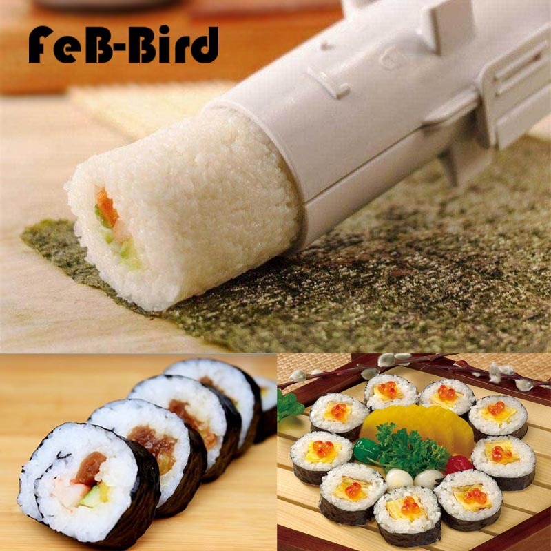 Nuovo 1pcs Sushi Strumento Bamboo Mat rotolamento Fai da Te Onigiri Riso Roller Rullo del Pollo a Mano del creatore della Cucina Sushi Giapponese Strumenti Maker