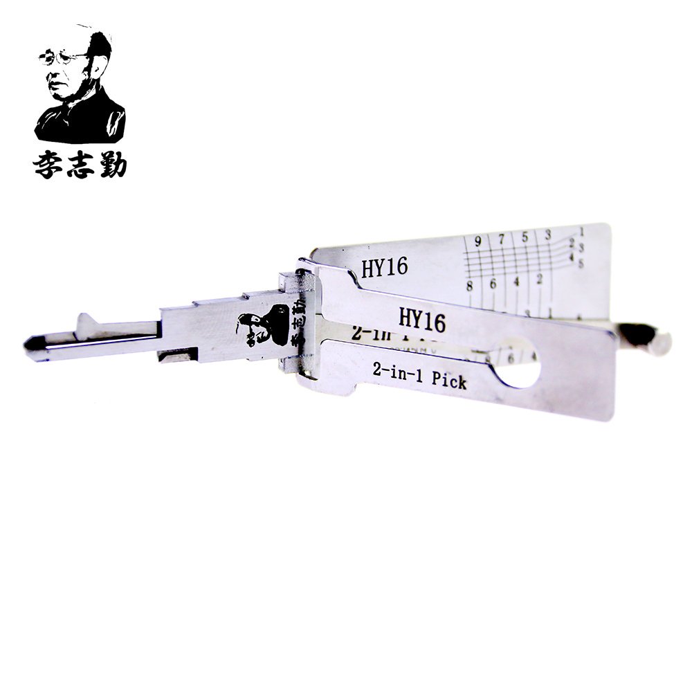 

hot sale best lishi auto tools 2in1 pick Lishi HYN14/HY16 2 in 1 lock pick and decoder for Hyundai AND KIA