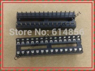 17Pcs 28 Pin DIP Round IC Sockets Adaptor Narrow