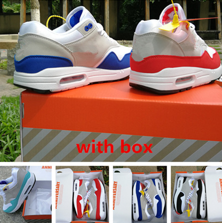 

87 og anniversary 1 og running shoes top quality sneaker trainer sports shoes size 3645 free with box, Color 4