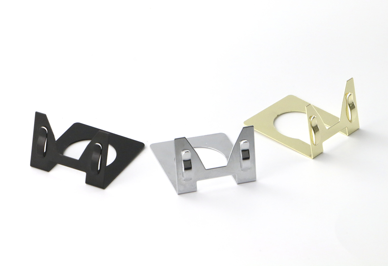 

L Type POP Metal Stainless Steel Price Label Tag Paper Sign Card Display Clips Holders Stands For Bread Shop Promotions 50pcs
