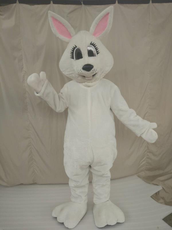 

high quality Real Pictures Deluxe White rabbit mascot costume