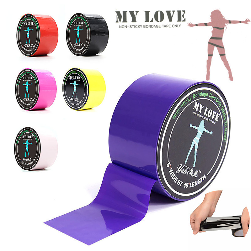 

15M Restraint Tape PVC Static Toys For Lover In Role Play