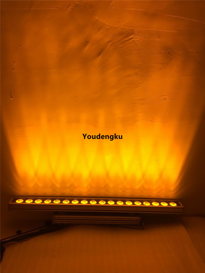 2pcs high brightness dj event background Individually Control outdoor 18x10w 4in1 led light bar wall washer rgbw stage lighting-image-513202443