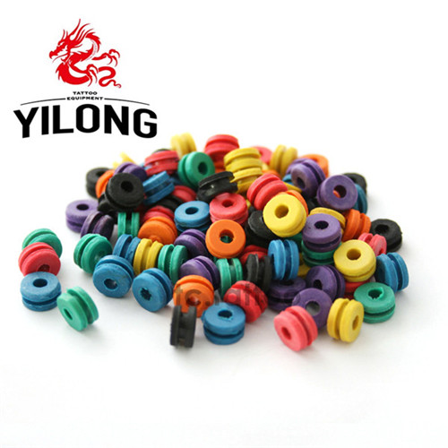 

YILONG New Tattoo Colorful Rubber Cushion Tattoo Needle Pad Grommets Nipples Tattoo Accessories Free Shipping