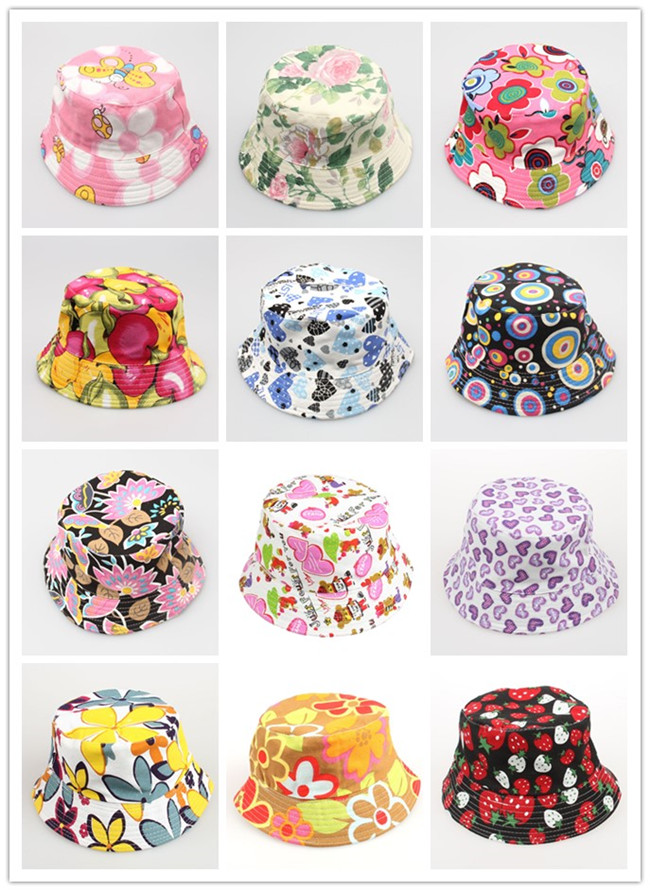 

Baby Summer Outdoor Bucket Hats, Fashion Cute Kids Cap,Sun Beach Beanie, Vacation Cap for 2-6 Years Old Children Hats for Girls and boys