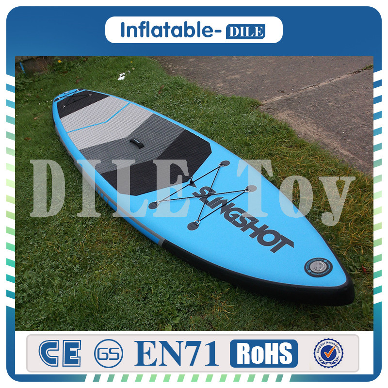 

High quality 330*75*15cm inflatable surfboard stand up paddle board with pedal control sup board bag and free shipping