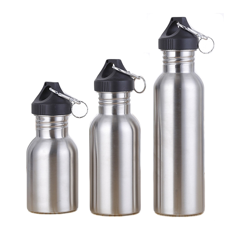 

350/500/750Ml Stainless Steel Drinking Water Bottle Outdoor Travel Sports Riding Wide Mouth Drink Bottles Kettle Outdoor Tools
