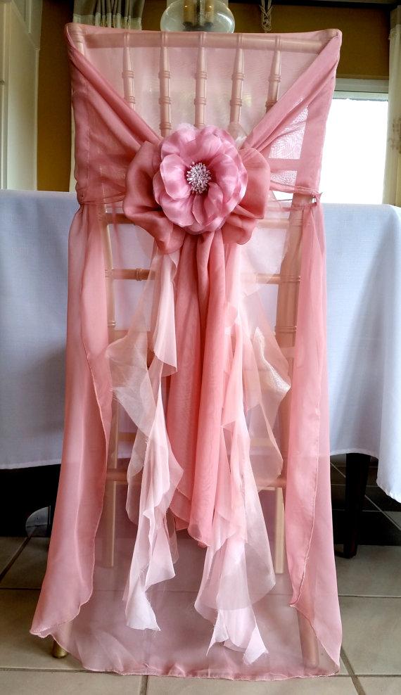 

pink 3d floral applique chiffon new arrival cutsom made pin vintage chair covers classic wedding supplies chair sashes, White