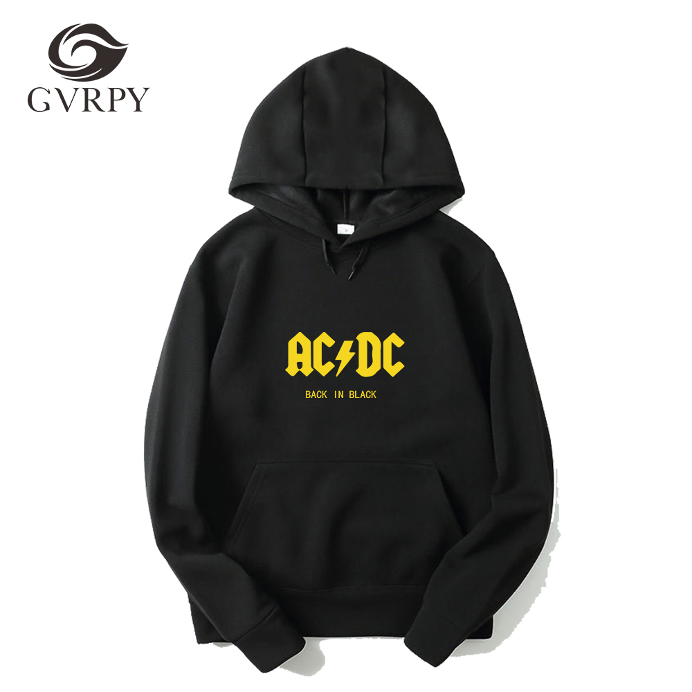 

AC DC Hoodie Men Hip Hop Rock Band ACDC Back In Black Sweatshirts Male Female Casual Streetwear Jackets Hoody Spring Winter Tops D18100702, White1