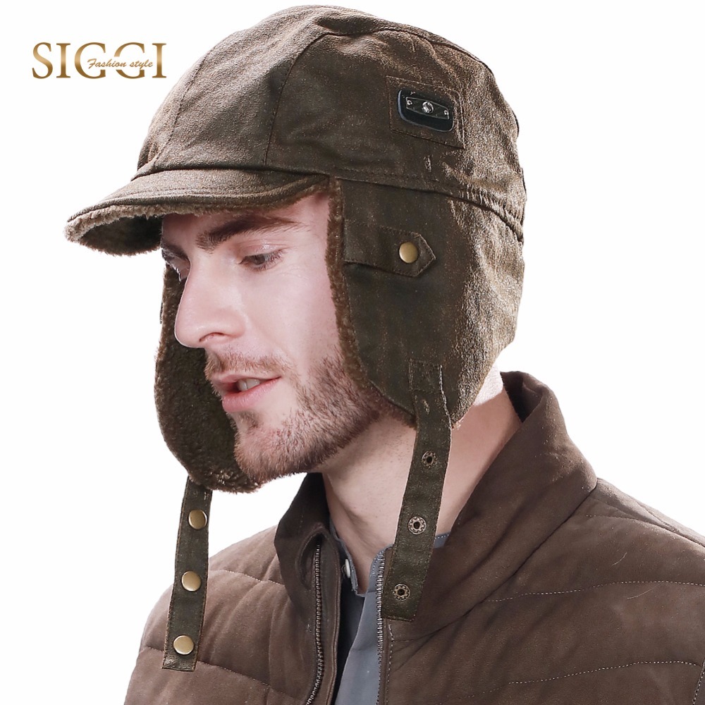 cappello da aviatore in pelle sintetica Siggi cappello da caccia invernale  per adulti. Accessori Cappelli e cappellini  outlookplanningdevelopment.com.au