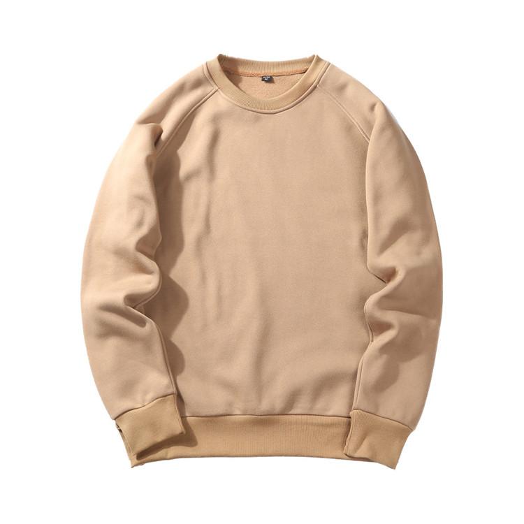 En gros livraison gratuite Mode Hommes Coton Hip Hop Casual Pullover Pulls à Manches Longues Streetwear Solid Hoodies