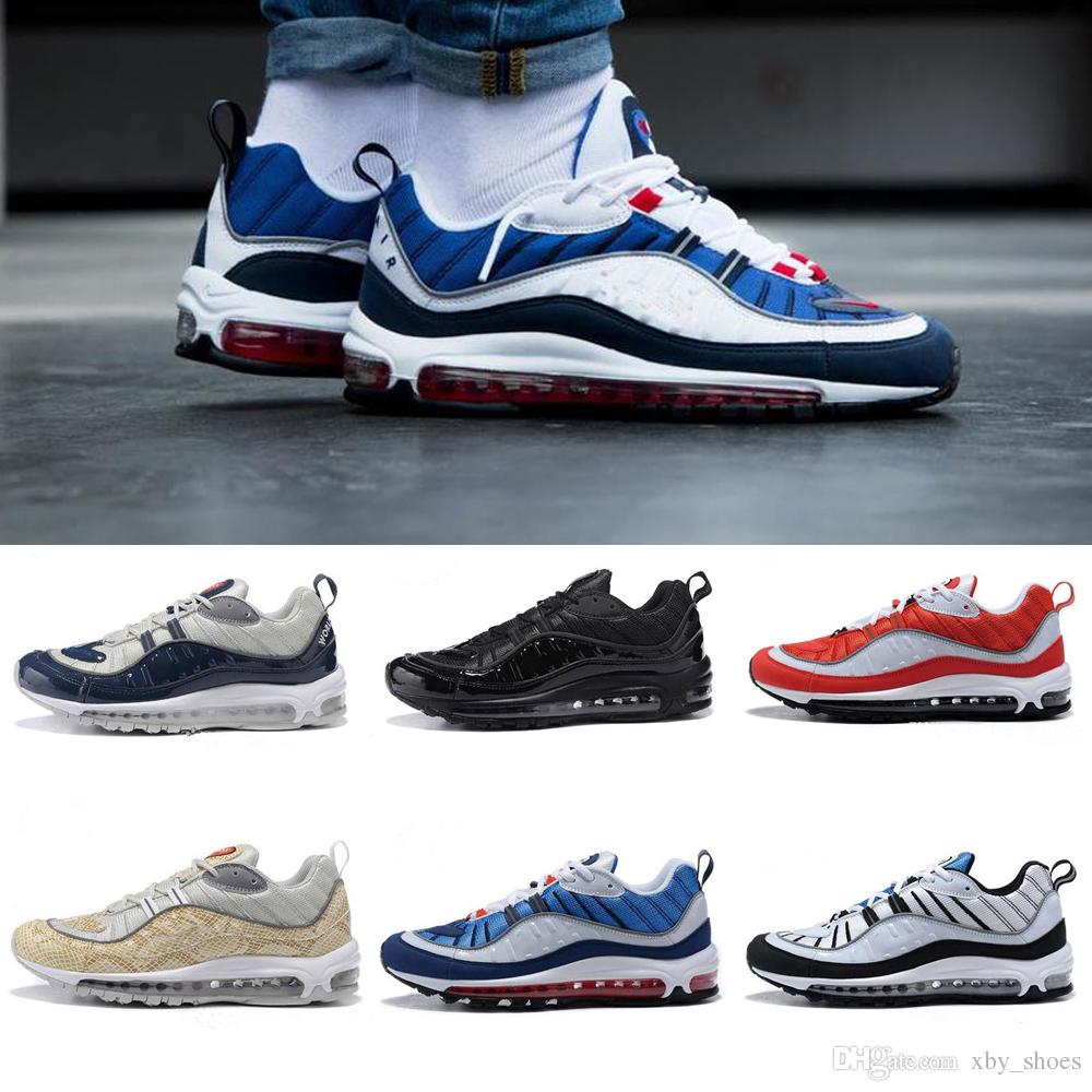 2018 Nouveautés Hommes Pas Cher Chaussures De Formation De Mode En Gros En Plein Air en cuir chaussures Athletic Trainers Livraison Gratuite M98
