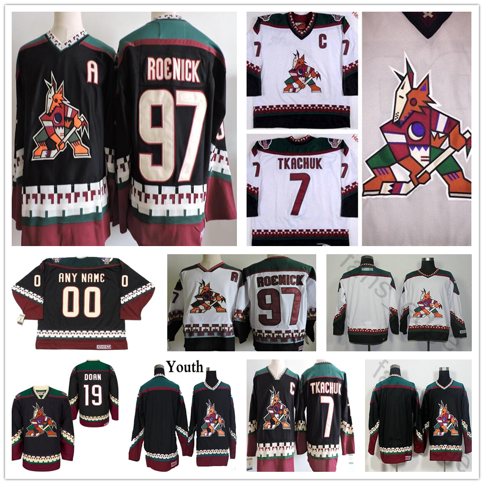 

Stitched Vintage CCM Hockey 19 Shane Doan Jersey 97 Jeremy Roenick 7 Keith Tkachuk 23 Oliver Ekman-Larsson PHOENIX COYOTES Classsic Jerseys, As picture
