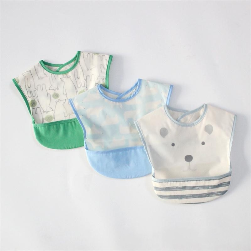 

cotton Baby Bibs Newborn saliva towel waterproof bibs kids feeding cloth cover baby sleeveless reverse clothing