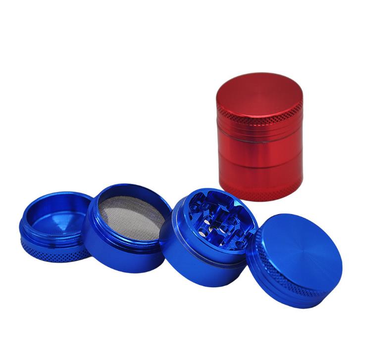 

New aluminum alloy 30mm4 layer smoked device four layer aluminum grinder smoke cutter