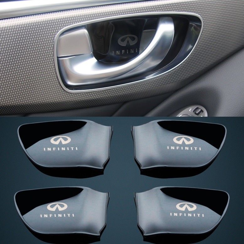 

4pcs interior inner door handle bowl cover decoration trim for Infiniti Q50 QX60