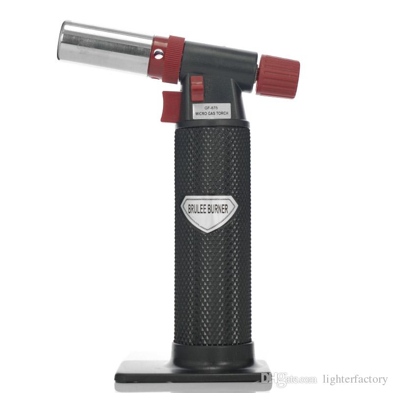 

1300C Butane Scorch Torch Jet Flame Torch Refillable Butane Torch Welding Straight Windproof Lighter Flamethrower Outdoor BBQ Camping