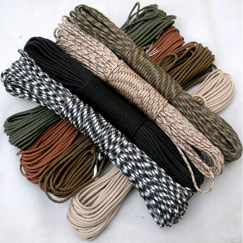 UK 6M Nylon Paracord Parachute 7 Cord String Rope for Camping Hiking Mil Spec