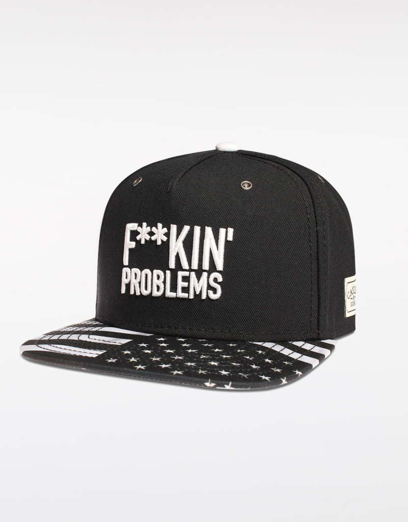 

free shipping cheap high quality hat classic fashion hip hop brand man woman snapbacks black/white C&S WL F**KIN' PROBLEMS CLASSIC C, Color: black/white