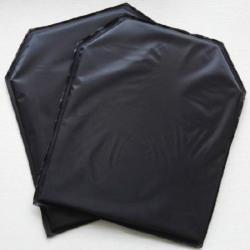 

10'' x 12'' Shooters Cut Soft Ballistic Panel Protective Plate Aramid Kevlar/Twaron Tactical Vest Plate Soft Armor Panels,NIJ Level IIIA, Black