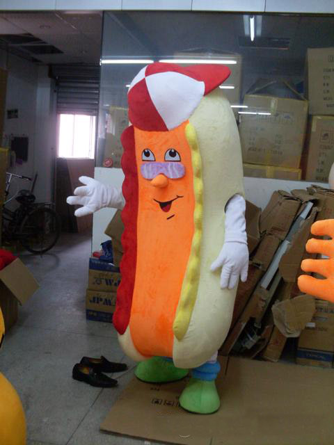 

2018 Hot sale Hot Dog Mascot Costumes Birthday Resturant Hot Dog Xmas Theme Anime Costumes Carnival Fancy Dress Mascotte