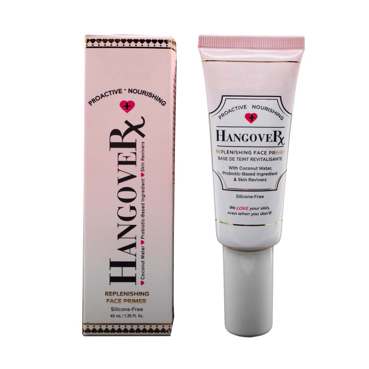 Vente chaude nouvelle gueule de bois cosmétique amorce nourrissante face à face de la crème gel proactive de la fondation sans silicone Fondation