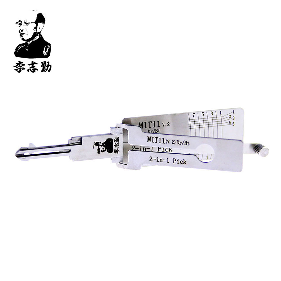 

Mr. Li's Original Lishi MIT11 V.2 2in1 Decoder and Pick - Best Automotive Locks Unlock Tools on the Market