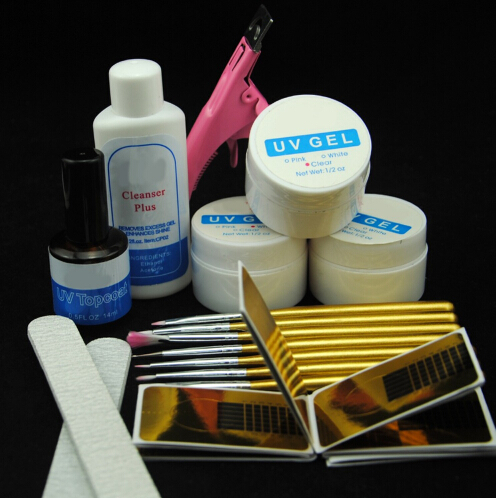 

Nail Gel Varnish Polish Manicure Set UV Gel Starter Kit Nail Art Manicure Tools DIY Nail AWith Topcoat