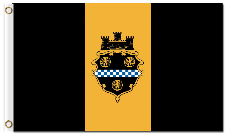 

Hot Sale Digital Printing Pittsburgh City Flag 3x5ft Polyester Banner Flying 150x90cm Custom Flag of Pittsburgh
