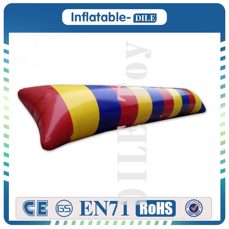 

Free Shipping To Door 9m*3m 0.9mm PVC Inflatable Water Trampoline Inflatable Water Blob For Sale