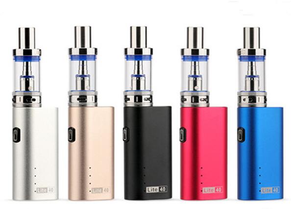 

Jomo Lite 40 Starter kit with Jomo Lite 3ml Tank atomizer 40W MOD 2200mah Built in battery DHL Free Shipping