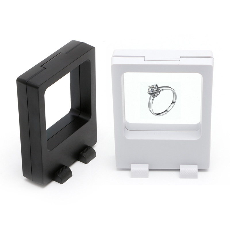 

Floating Suspended Box Display Case Coins Gems Artefacts Jewelry Stand Holder Box With Base Plus section