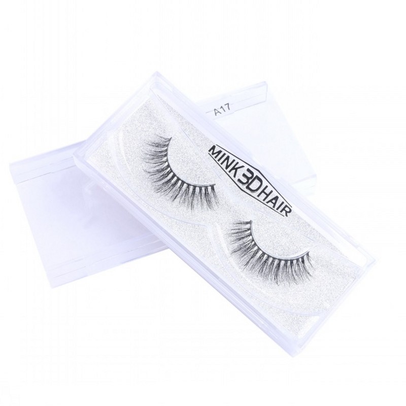 

Natural Long Eyelashes 100% Handmade Mink Eyelashes Reusable False Lashes Super Soft Strip Eyelashes Free Shipping