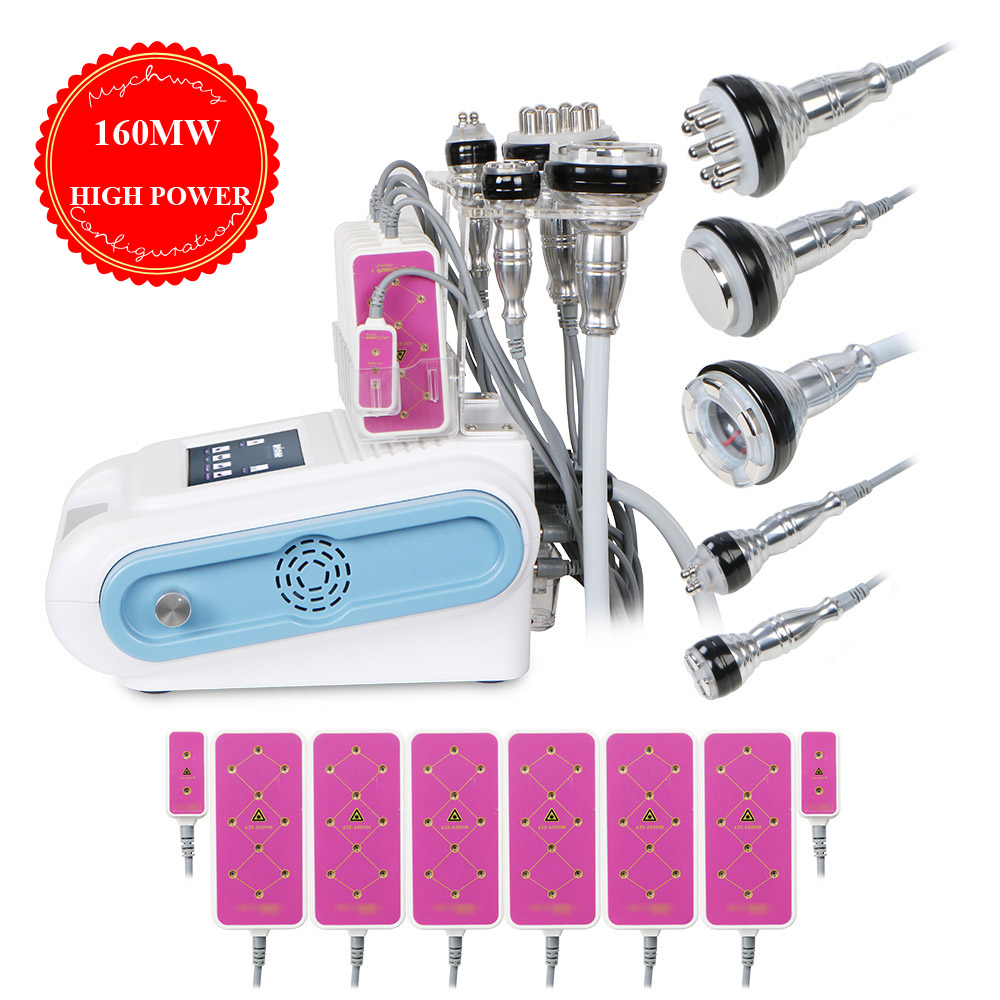 

Professional 6 in 1 40k Cavitation Vacuum radio frequency skin lifting fat burning 160mw lipo laser machine