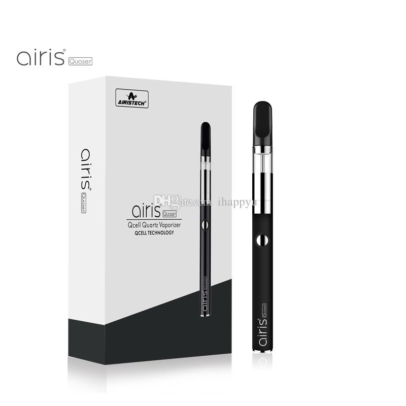 

Newest Original Airis Quaser Starter Kit 350mAh Bottom USB Charge Battery Quartz Qcell Vaporizers Voltage Control Wax Vape Pen Authentic
